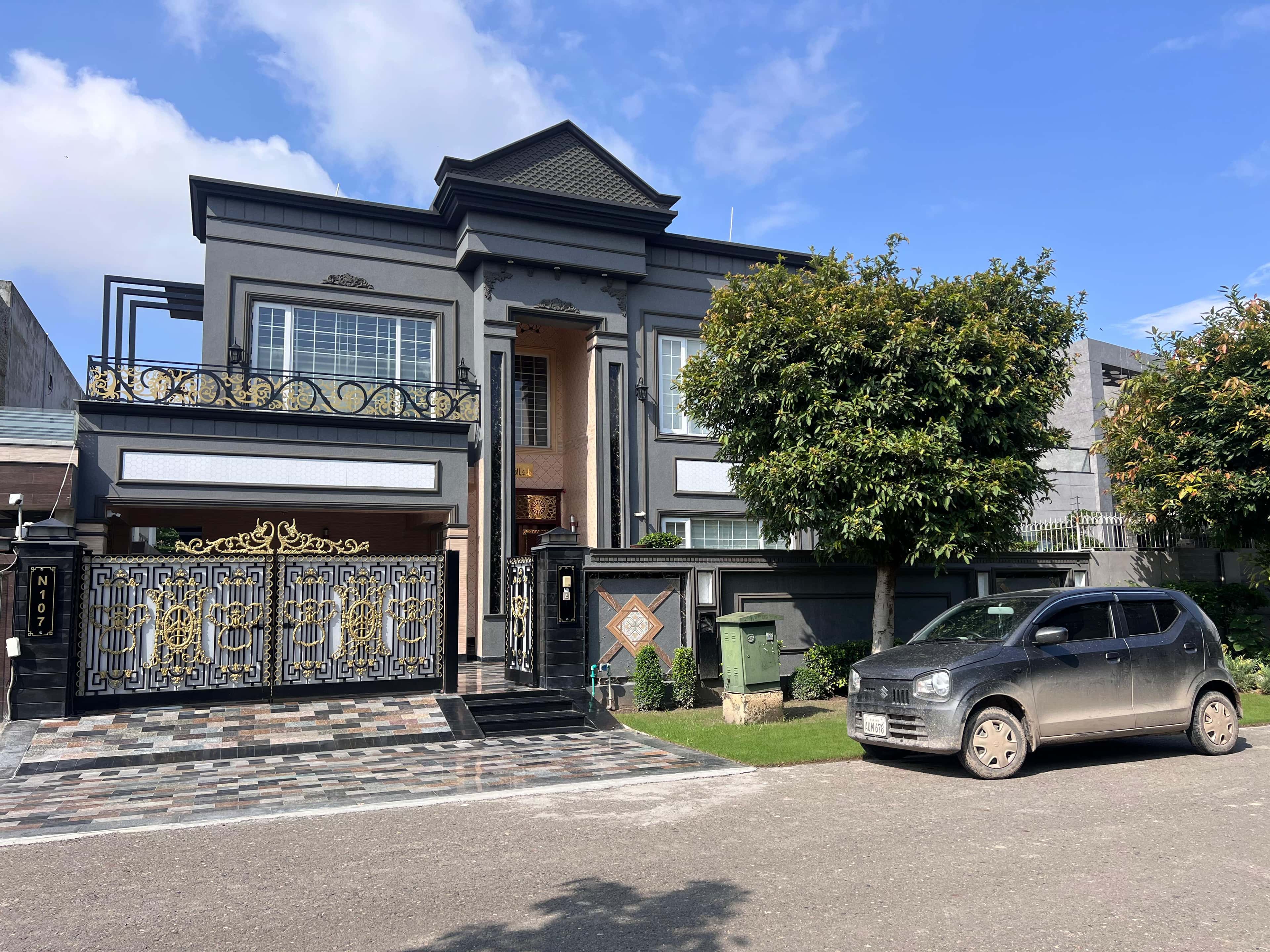 20 Marla Black Victorian Style New House for Sale in DHA Phase 6 Lahore