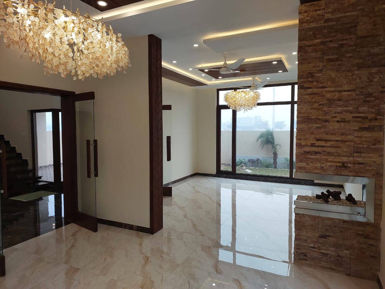 Brand New 1 Kanal Semi-Furnished House for Sale in DHA Phase 7– 5 Beds, 2 Kitchens, Lawn, CCTV 9