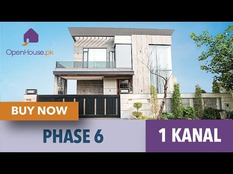 1 Kanal Furnished House with Full Basement For sale in DHA Lahore | OH-0008 Video