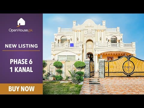 1 Kanal Semi-Furnished with Basement House For sale in DHA Lahore | OH-0017 Video