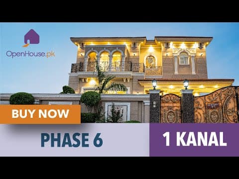 1 Kanal Semi-Furnished House For sale in DHA Lahore | OH-0013 Video