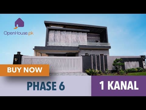 1 Kanal Un-Furnished House with Basement For sale in DHA Lahore | OH-0031 Video