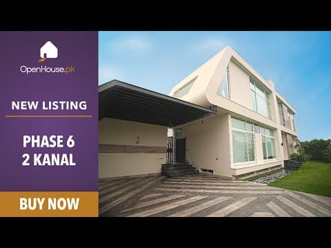 2 Kanal Furnished House with Pool & Cinema For sale in DHA Lahore | OH-0016 Video