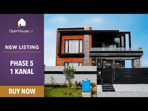 1 Kanal Double-unit Furnished House For sale in DHA Lahore | OH-0046 Video