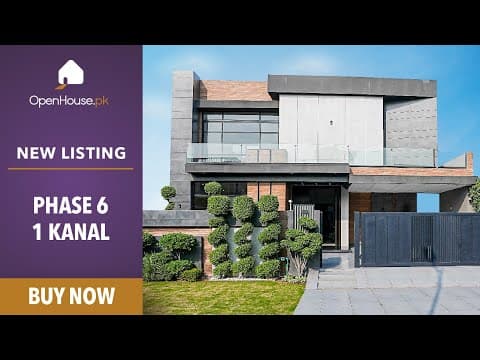 1 Kanal Semi-Furnished House For sale in DHA Lahore | OH-0040 Video