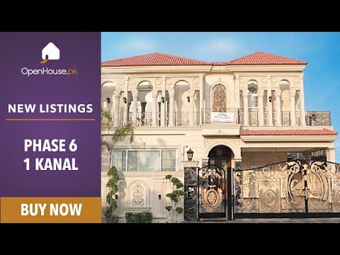 1 Kanal Un-Furnished House For sale in DHA Lahore | OH-0033 Video