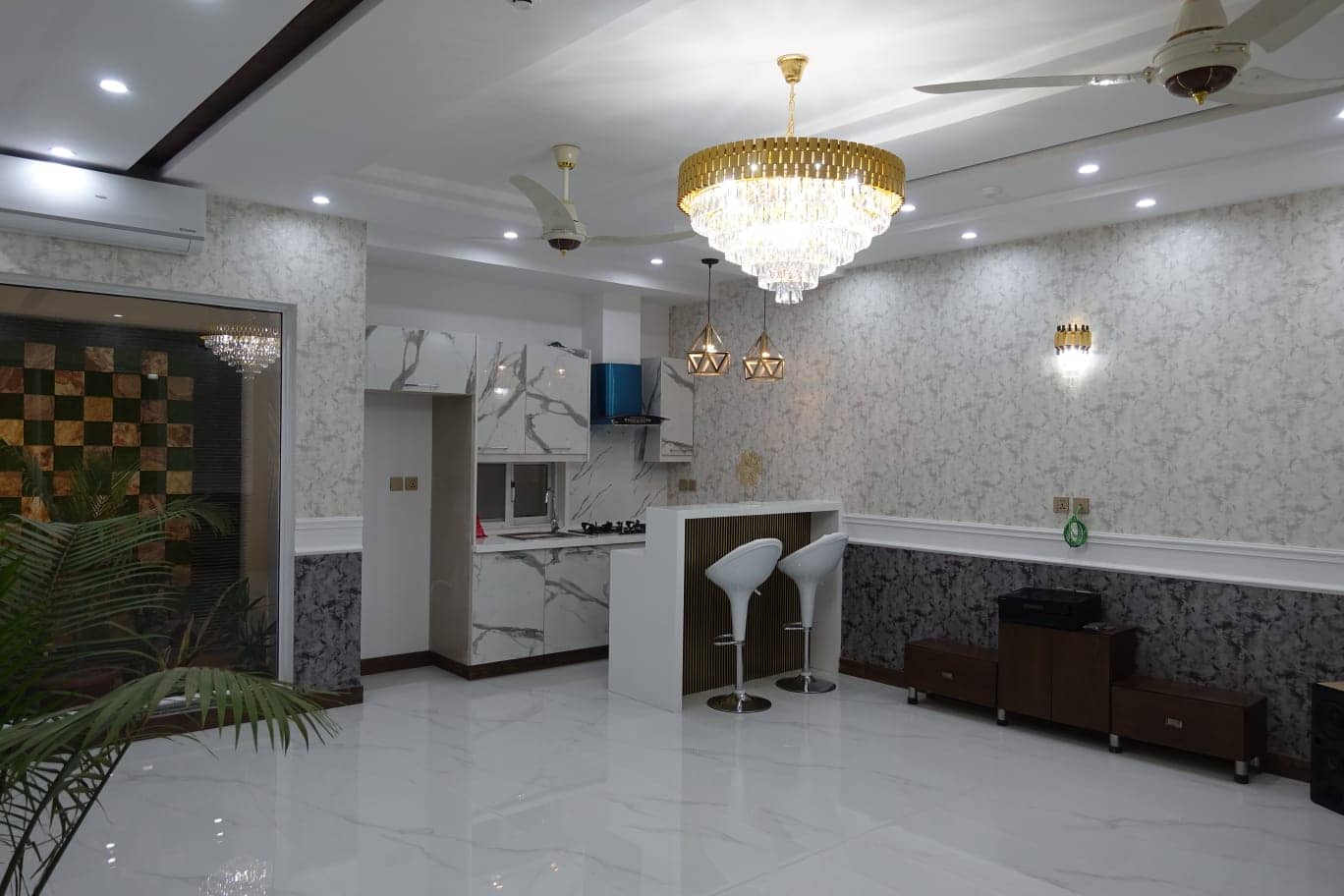 1 Kanal (20 Marla) Semi-Furnished Luxury House for Sale in DHA Phase 7 – Full Basement | Home Theater | 9