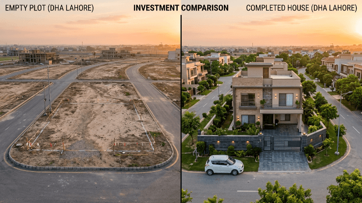 Plot vs House: Best Real Estate Investment in Pakistan 2026
