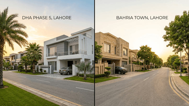 DHA Lahore vs Bahria Town: Where to Invest in 2026