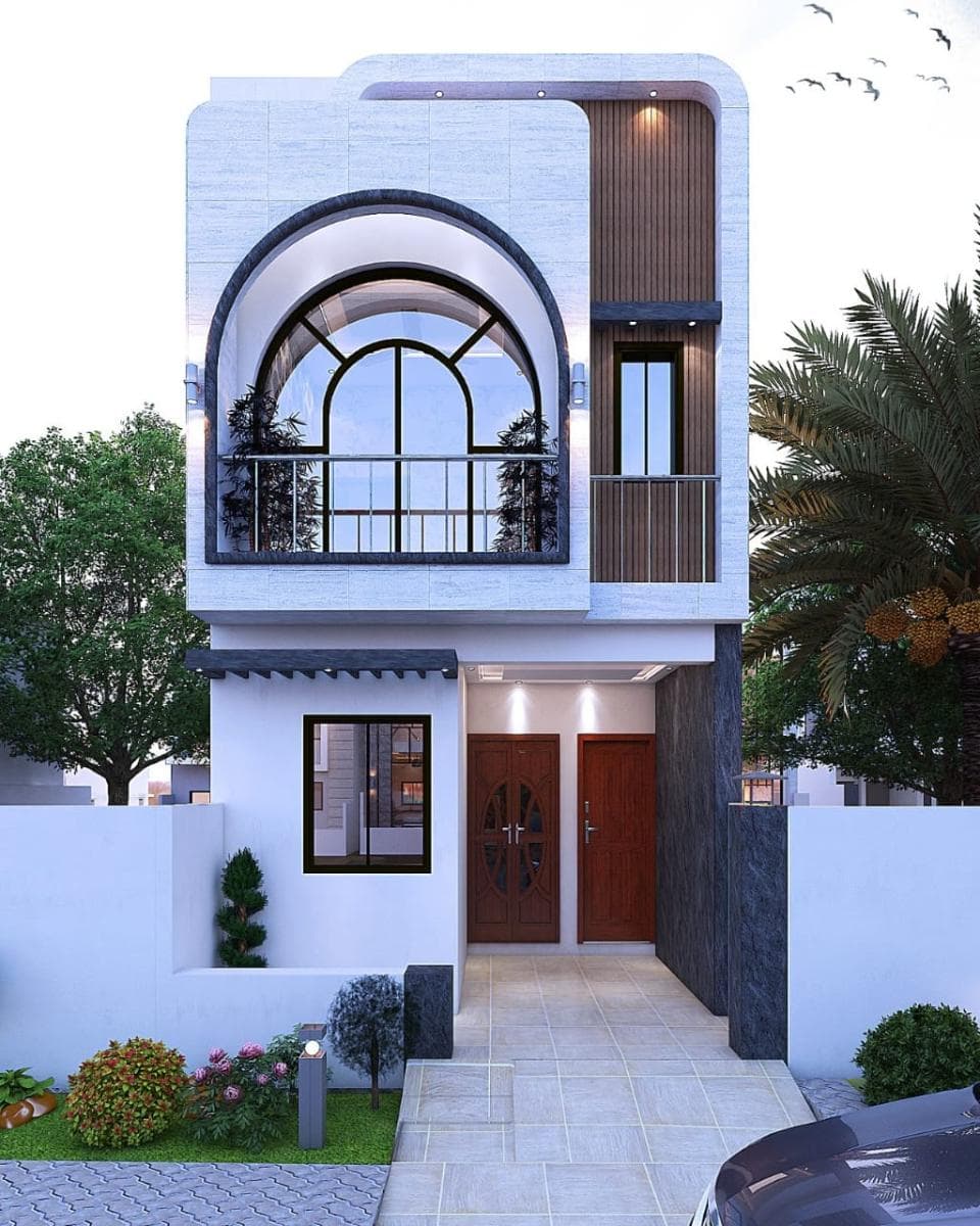 3 Marla Grey House for sale in AL-Kabir Town, Lahore | TL-2358 Slide 1